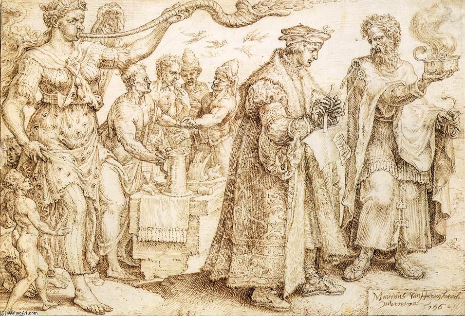 Order Artwork Replica The Unhappy Lot of the Rich, 1560 by Maarten Van Heemskerck | ArtsDot.com