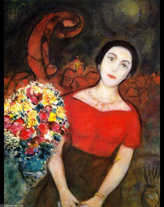 Order Artwork Replica Portrait of Vava, 1955 by Marc Chagall (Inspired By) (1887-1985, Belarus) | ArtsDot.com