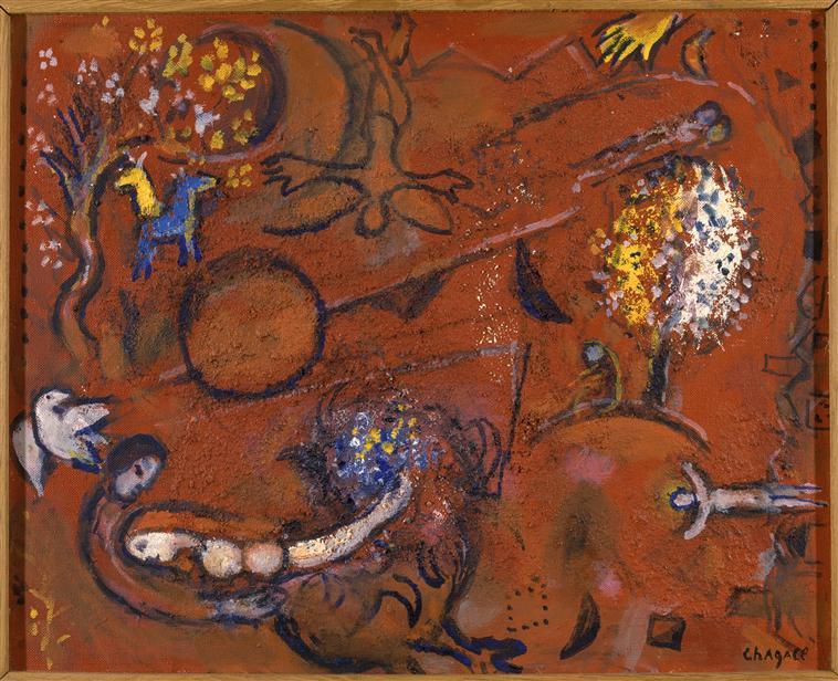 Order Art Reproductions Song of Songs I (8), 1960 by Marc Chagall (Inspired By) (1887-1985, Belarus) | ArtsDot.com
