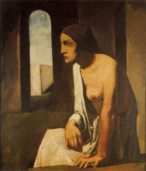 Order Oil Painting Replica Solitude, 1926 by Mario Sironi (Inspired By) (1885-1961, Italy) | ArtsDot.com