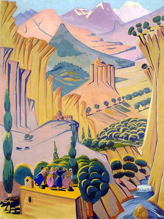 Order Art Reproductions Armenia, 1923 by Martiros Saryan (Inspired By) (1880-1972, Russia) | ArtsDot.com