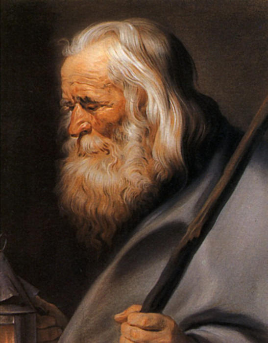 Order Artwork Replica Diogenes, after Peter Paul Rubens by Maurice Quentin De La Tour (1704-1788, France) | ArtsDot.com