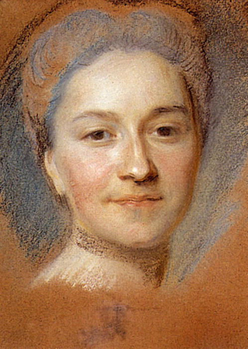 Order Oil Painting Replica Study of the portrait by Maurice Quentin De La Tour (1704-1788, France) | ArtsDot.com