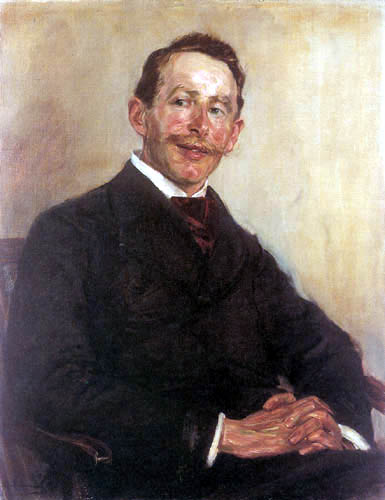 Order Art Reproductions Portrait of Dr. Max Linde by Max Liebermann (1847-1935, Germany) | ArtsDot.com