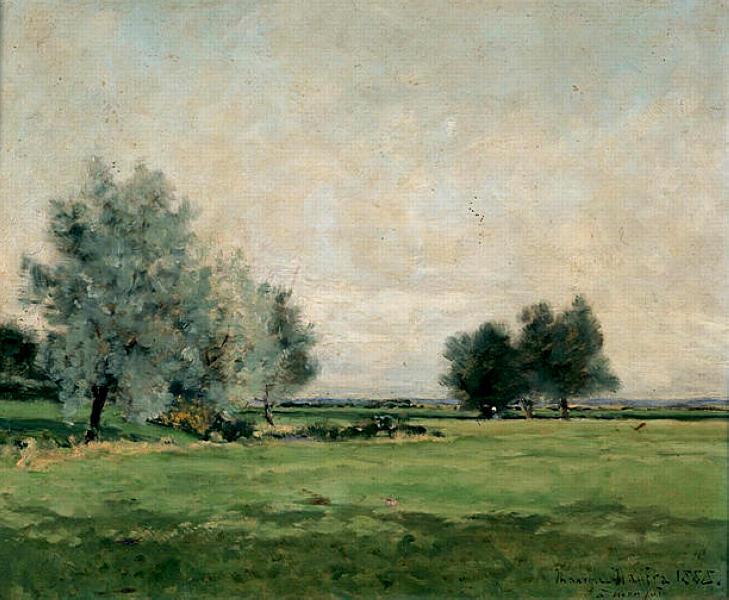 Order Art Reproductions Meadow, 1888 by Maxime Emile Louis Maufra (1861-1918) | ArtsDot.com