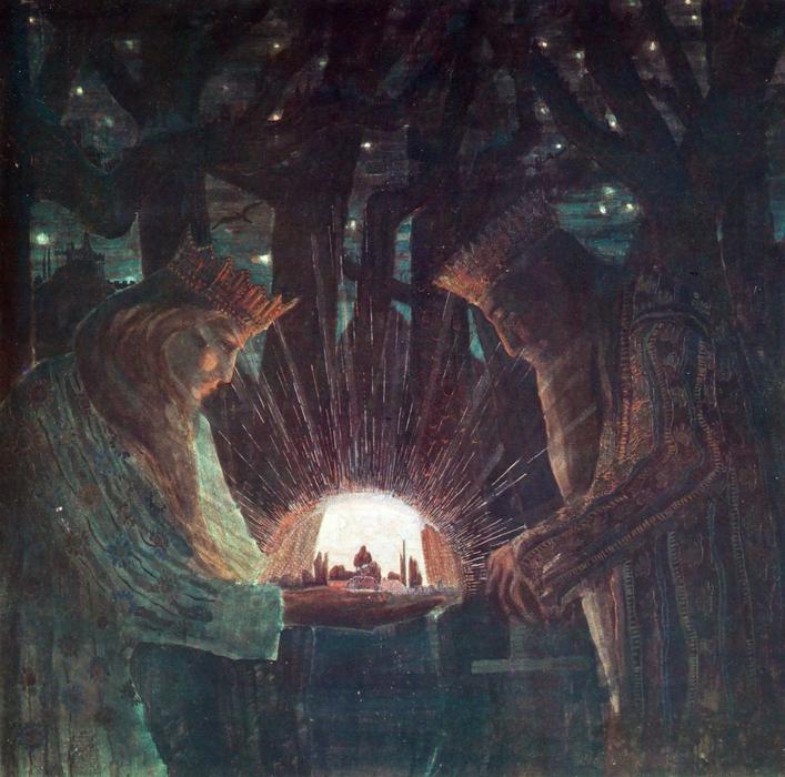 Buy Museum Art Reproductions Kings (Fairy Tale Kings ), 1909 by Mikalojus Konstantinas Ciurlionis (1875-1911, Lithuania) | ArtsDot.com
