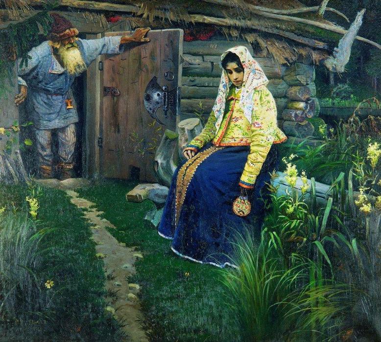 Order Art Reproductions For the love potion, 1888 by Mikhail Nesterov (1862-1942, Russia) | ArtsDot.com