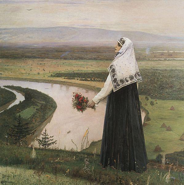 Order Oil Painting Replica On the mountains, 1896 by Mikhail Nesterov (1862-1942, Russia) | ArtsDot.com