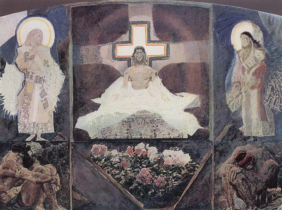 Buy Museum Art Reproductions Resurrection, 1887 by Mikhail Vrubel (1856-1910, Russia) | ArtsDot.com
