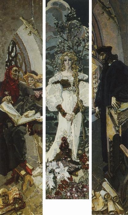 Order Oil Painting Replica Faust, 1896 by Mikhail Vrubel (1856-1910, Russia) | ArtsDot.com