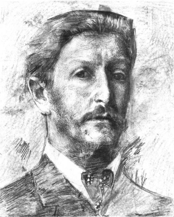 Order Oil Painting Replica Self Portrait, 1904 by Mikhail Vrubel (1856-1910, Russia) | ArtsDot.com