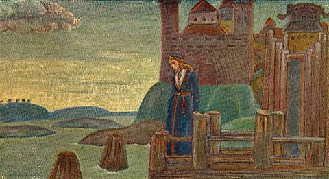 Buy Museum Art Reproductions Song of the Viking, 1907 by Nicholas Roerich (1874-1947, Russia) | ArtsDot.com