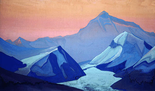 Order Paintings Reproductions Everest, 1938 by Nicholas Roerich (1874-1947, Russia) | ArtsDot.com