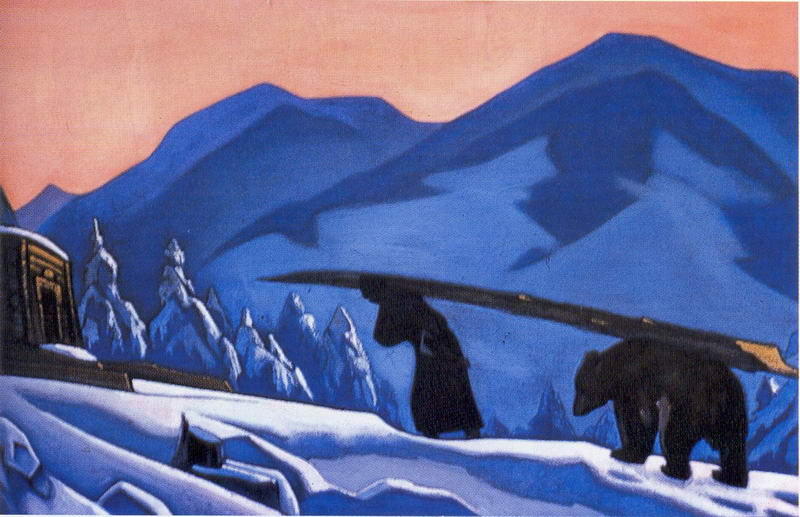 Buy Museum Art Reproductions Saint Sergius (Employees), 1940 by Nicholas Roerich (1874-1947, Russia) | ArtsDot.com