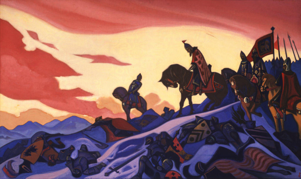 Order Oil Painting Replica Alexander Nevsky, 1942 by Nicholas Roerich (1874-1947, Russia) | ArtsDot.com