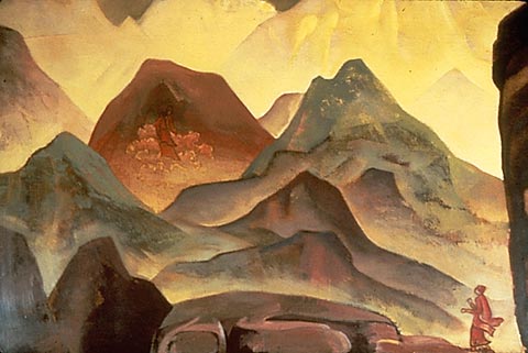 Order Artwork Replica Vision, 1923 by Nicholas Roerich (1874-1947, Russia) | ArtsDot.com