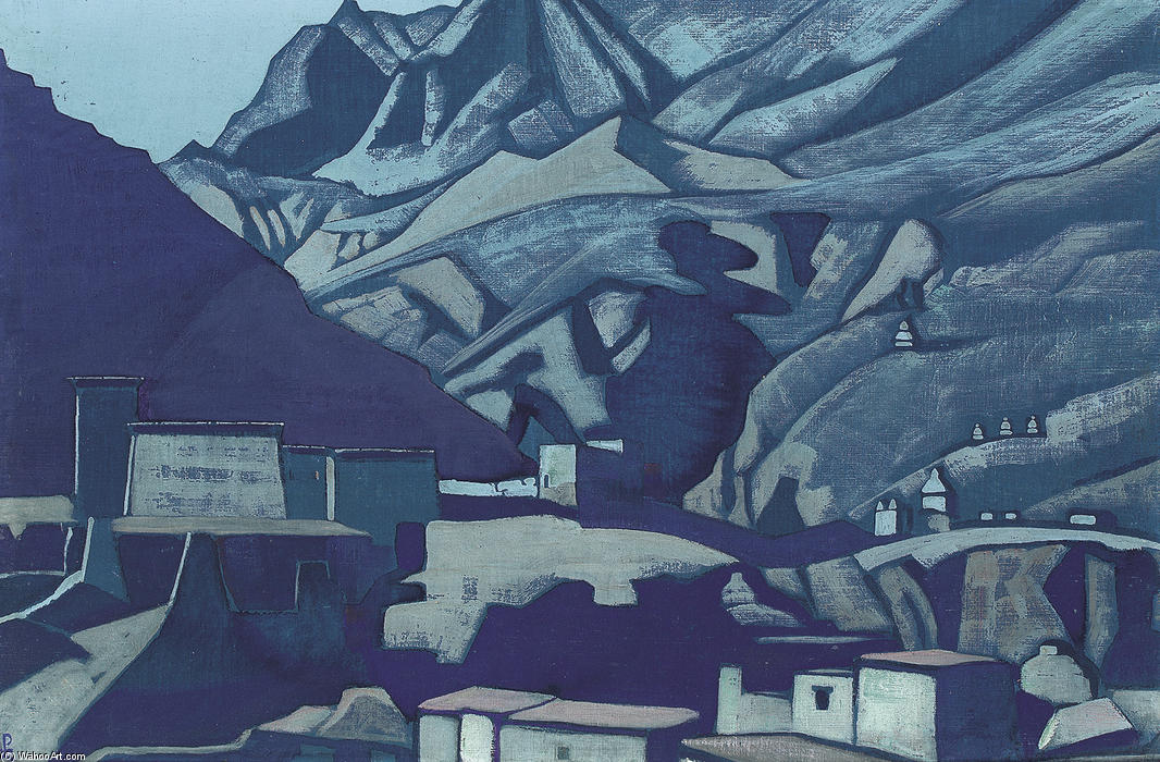 Order Oil Painting Replica Sanctuaries and Citadels, 1925 by Nicholas Roerich (1874-1947, Russia) | ArtsDot.com