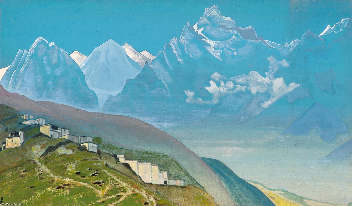 Order Oil Painting Replica Path to Kailas, 1931 by Nicholas Roerich (1874-1947, Russia) | ArtsDot.com
