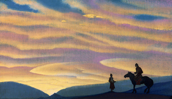 Order Oil Painting Replica Voice of Mongolia, 1937 by Nicholas Roerich (1874-1947, Russia) | ArtsDot.com