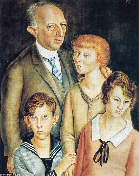 Order Artwork Replica Family Portrait by Otto Dix (Inspired By) (1891-1969, Germany) | ArtsDot.com