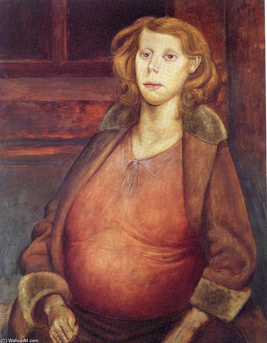 Order Oil Painting Replica Pregnant Woman by Otto Dix (Inspired By) (1891-1969, Germany) | ArtsDot.com