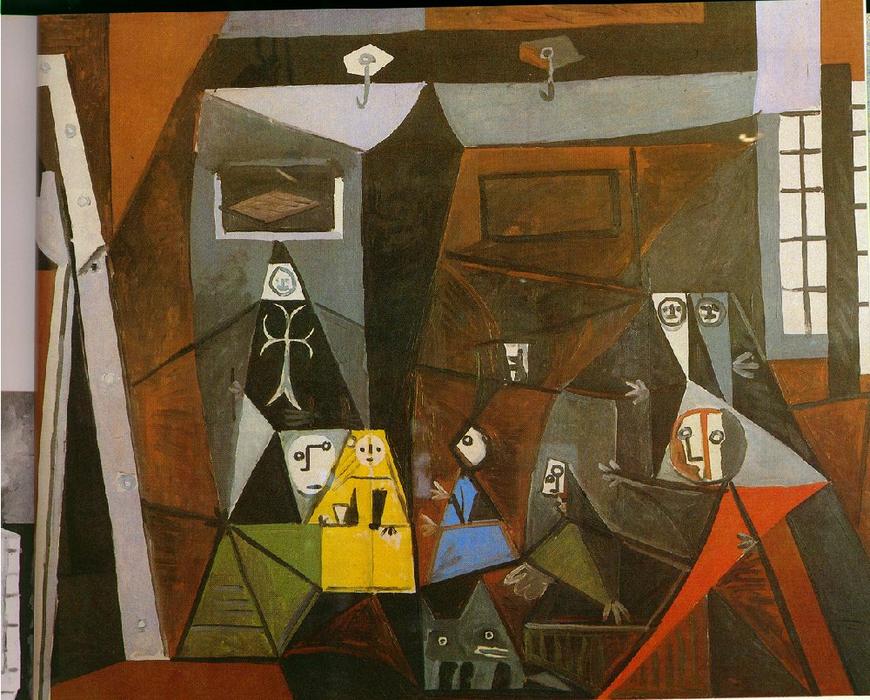 Buy Museum Art Reproductions Las Meninas (Velazquez), 1957 by Pablo Picasso (Inspired By) (1881-1973, Spain) | ArtsDot.com