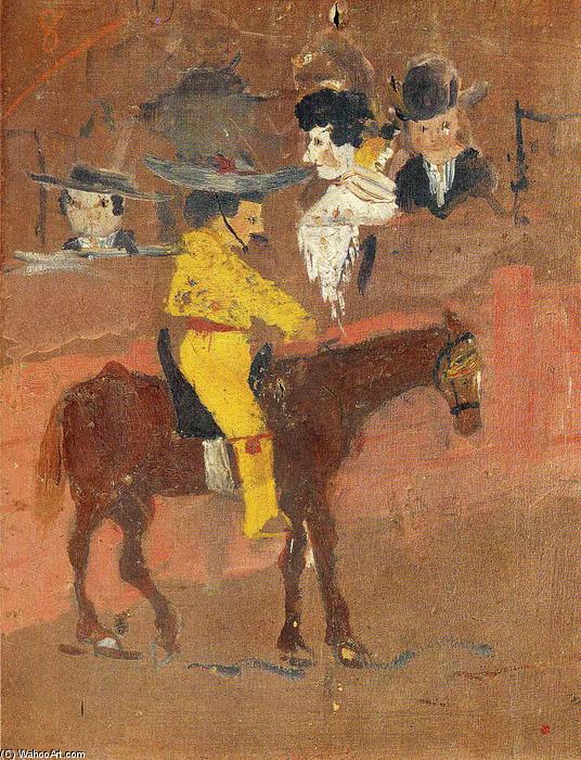 Order Art Reproductions The picador, 1890 by Pablo Picasso (Inspired By) (1881-1973, Spain) | ArtsDot.com