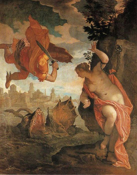 Order Artwork Replica Perseus freeing Andromeda, 1578 by Paolo Veronese (1528-1588, Italy) | ArtsDot.com
