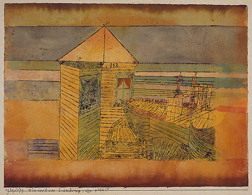 Order Artwork Replica Miraculous Landing, 1920 by Paul Klee (1879-1940, Switzerland) | ArtsDot.com