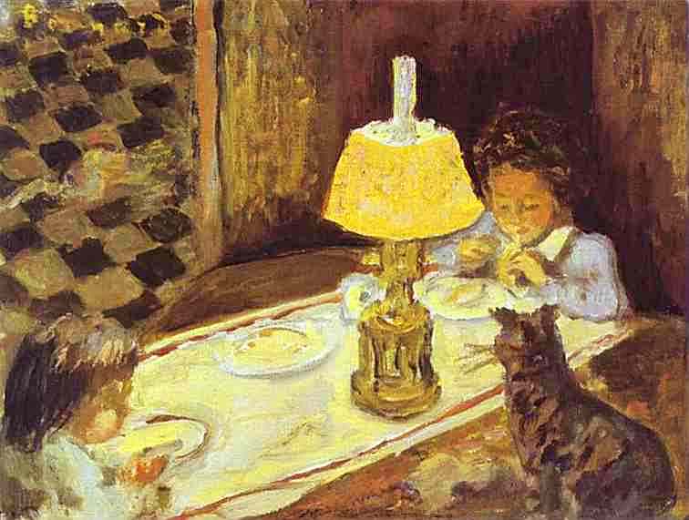 Order Artwork Replica The Lunch of the Little Ones, 1897 by Pierre Bonnard (1867-1947, France) | ArtsDot.com