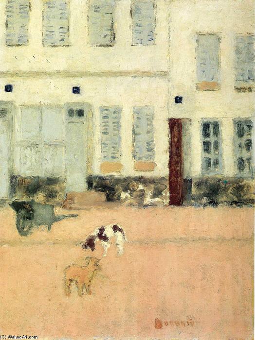 Order Artwork Replica Street in Eragny-sur-Oise or Dogs in Eragny, 1893 by Pierre Bonnard (1867-1947, France) | ArtsDot.com