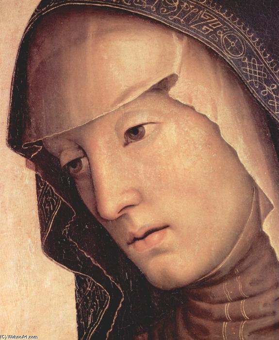 Order Oil Painting Replica Pieta. Maria (detail), 1495 by Vannucci Pietro (Le Perugin) (1446-1523) | ArtsDot.com