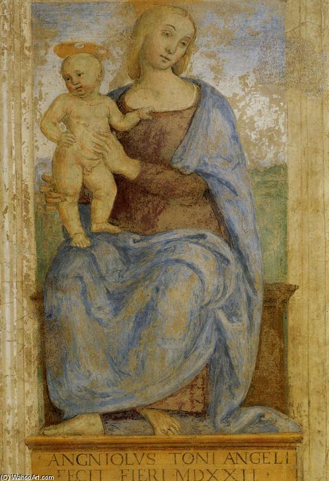 Order Art Reproductions Madonna with Child. Oratory of Annunciation, 1522 by Vannucci Pietro (Le Perugin) (1446-1523) | ArtsDot.com