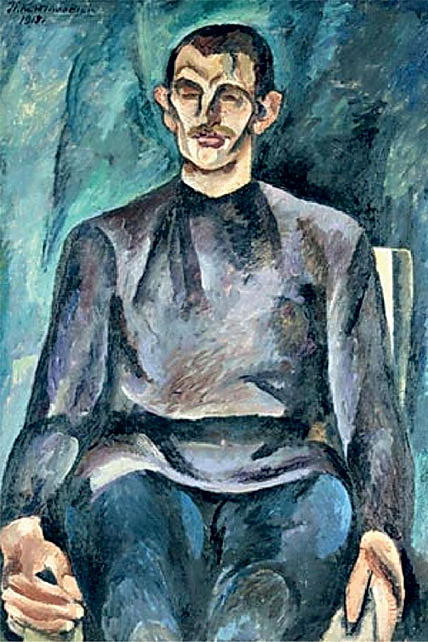 Order Oil Painting Replica Portrait of Yuri Petrovich Yuriev, 1913 by Pyotr Konchalovsky (Inspired By) (1876-1956, Russia) | ArtsDot.com