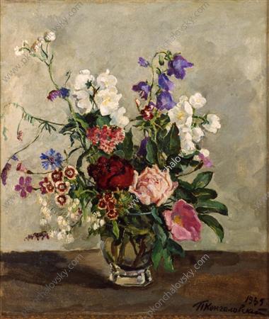Order Paintings Reproductions Still Life. The Dutch bouquet., 1935 by Pyotr Konchalovsky (Inspired By) (1876-1956, Russia) | ArtsDot.com