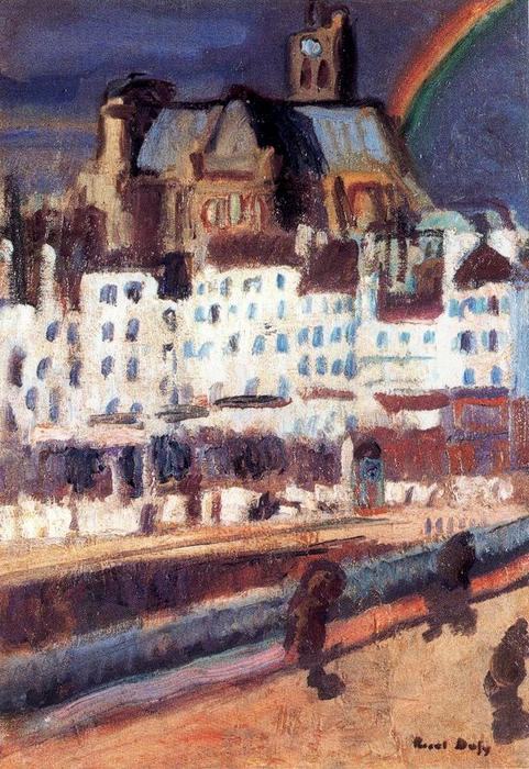 Buy Museum Art Reproductions The Saint Gervais Church, 1904 by Raoul Dufy (Inspired By) (1877-1953, France) | ArtsDot.com