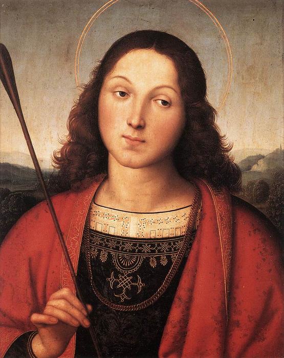 Order Art Reproductions St. Sebastian, 1503 by Raphael (Raffaello Sanzio Da Urbino) (1483-1520, Italy) | ArtsDot.com