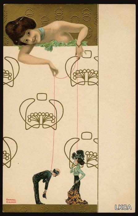 Buy Museum Art Reproductions Marionettes by Raphael Kirchner (1875-1917, Austria) | ArtsDot.com