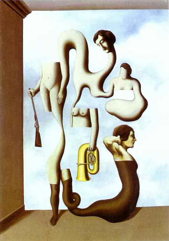 Order Artwork Replica The Acrobat`s Exercises, 1928 by Rene Magritte (Inspired By) (1898-1967, Belgium) | ArtsDot.com