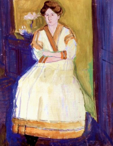 Buy Museum Art Reproductions Mathilde Schoenberg II, 1907 by Richard Gerstl (1883-1908, Austria) | ArtsDot.com