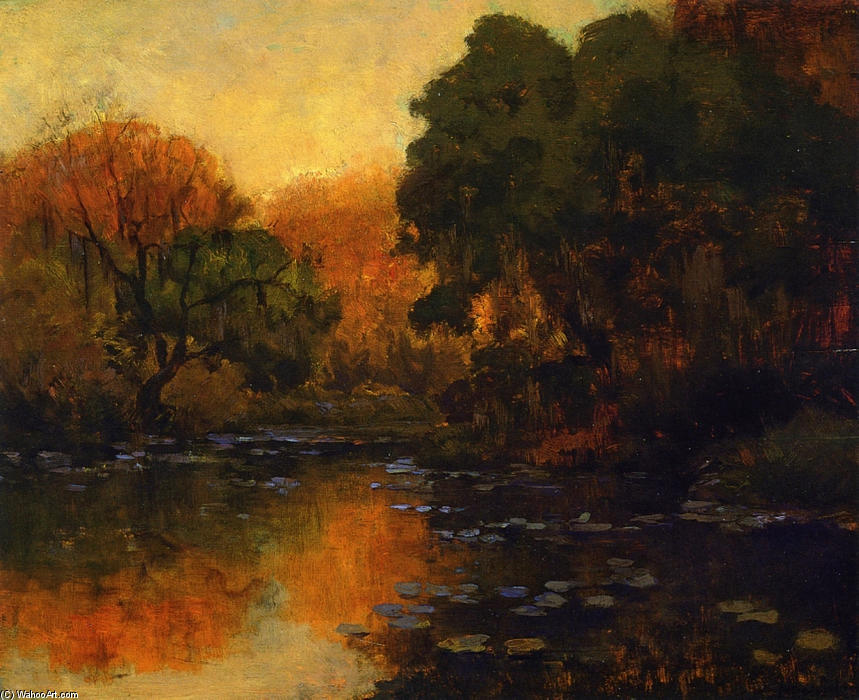 Order Oil Painting Replica San Antonio River, 1920 by Robert Julian Onderdonk (1880-1922, United States) | ArtsDot.com