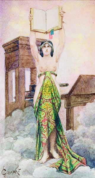 Order Art Reproductions Priestess, 1915 by Sergey Solomko (1867-1928, Russia) | ArtsDot.com