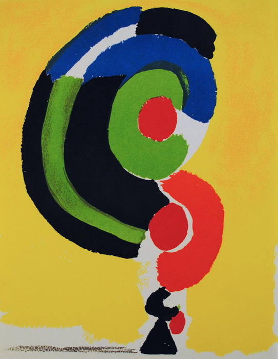 Buy Museum Art Reproductions Composition for XXe Siecle, 1972 by Sonia Delaunay (Sarah Ilinitchna Stern) (Inspired By) (1885-1979, Ukraine) | ArtsDot.com