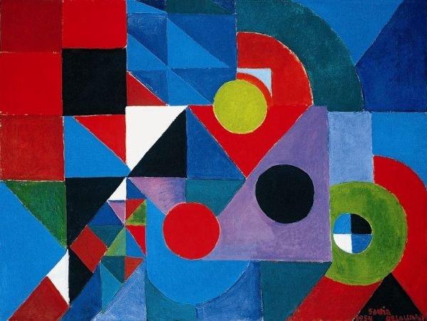 Order Artwork Replica Rhythm Colour by Sonia Delaunay (Sarah Ilinitchna Stern) (Inspired By) (1885-1979, Ukraine) | ArtsDot.com