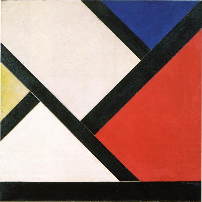 Buy Museum Art Reproductions Counter composition XIV, 1925 by Theo Van Doesburg (1883-1931, Netherlands) | ArtsDot.com