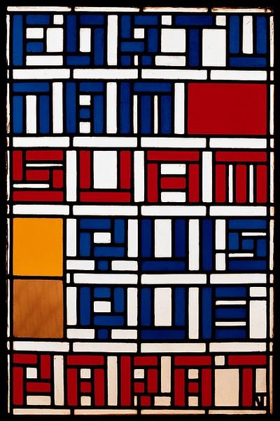 Order Oil Painting Replica Stained glass window. Leaded glass. by Theo Van Doesburg (1883-1931, Netherlands) | ArtsDot.com