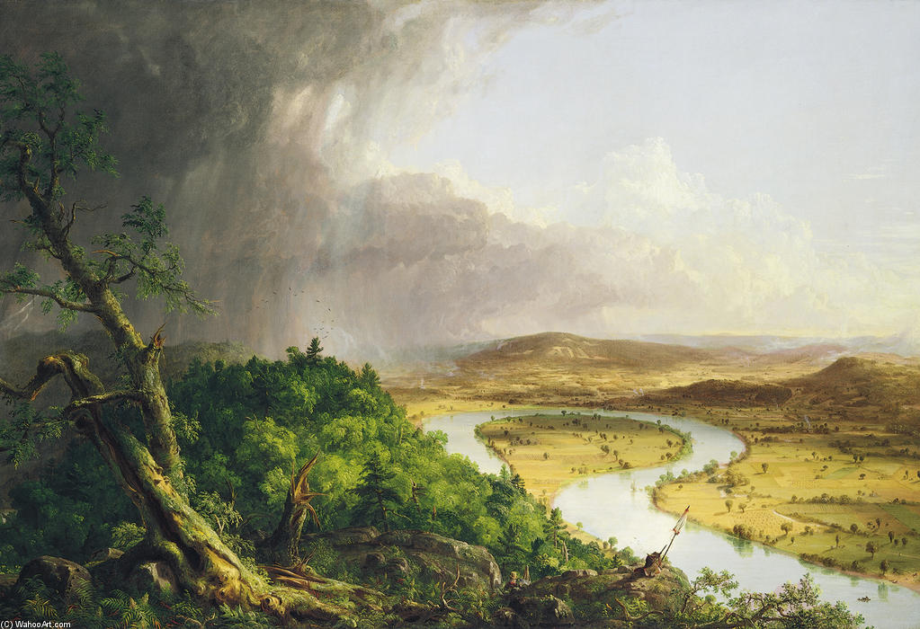 Order Oil Painting Replica View from Mount Holyoke, 1836 by Thomas Cole (1801-1848, United Kingdom) | ArtsDot.com