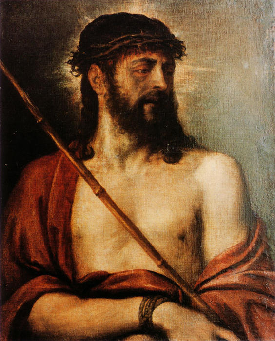 Order Paintings Reproductions Ecce Homo by Tiziano Vecellio (Titian) (1490-1576, Italy) | ArtsDot.com