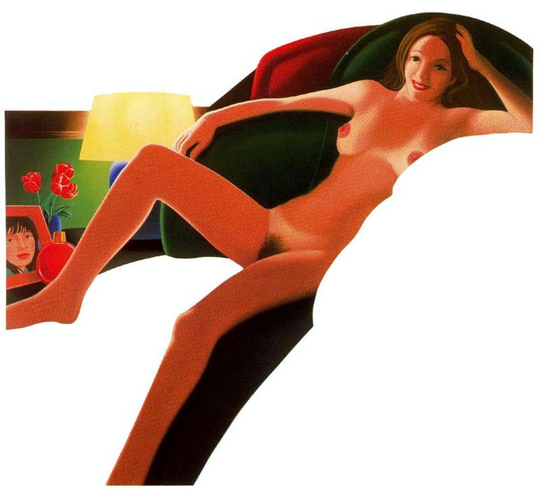Nude with lamp by Tom Wesselmann (1931-2004, United States) Tom Wesselmann | ArtsDot.com