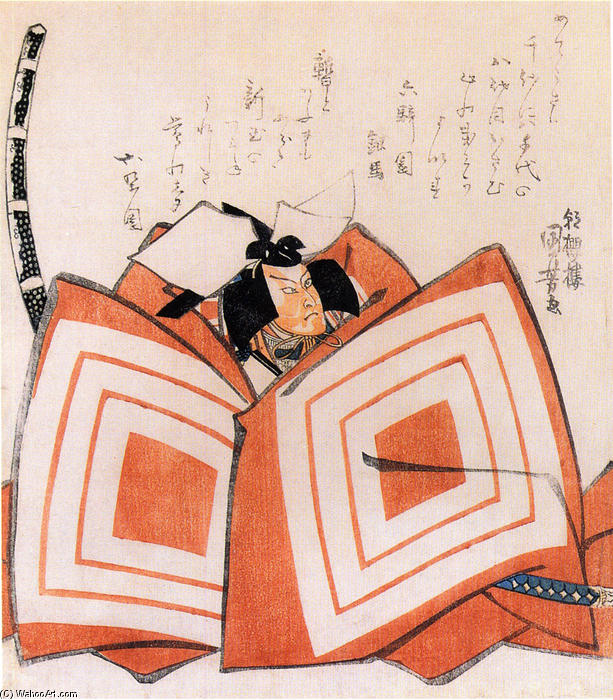 Buy Museum Art Reproductions The actor (8) by Utagawa Kuniyoshi (1797-1861, Japan) | ArtsDot.com